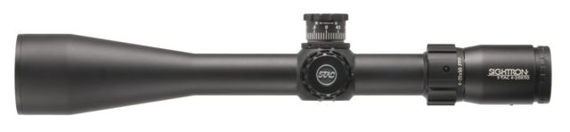 Sightron S-TAC Rifle Scope, 4-20x50mm, 30mm Tube, First Focal Plane, Mil Hash Reticle, Black, 26016