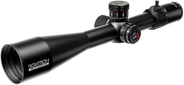 Sightron S6 10-60x56mm ED FT Rifle Scope 34mm Tube Second Focal Plane MOA-2FT Reticle Scope Only Matte Black