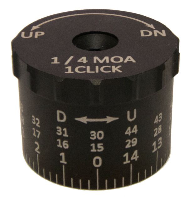Sightron SIII6 24x50mm Tactical Elevation Knob 44 MOA Black MOA