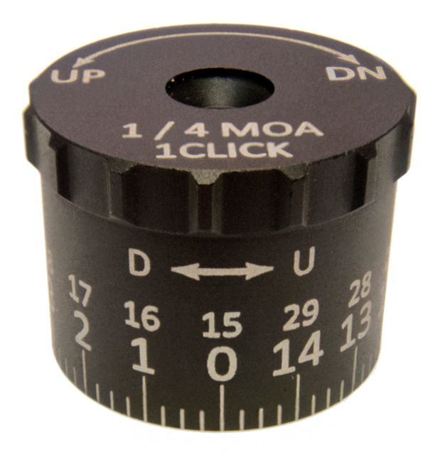 Sightron SIII8 32x56mm Tactical Elevation Knob 29 MOA Black MOA