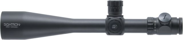 Sightron SVSSED Rifle Scope 10-50x60mm 34mm Tube Target Dot Reticle Zero Stop ED Glass Black Medium