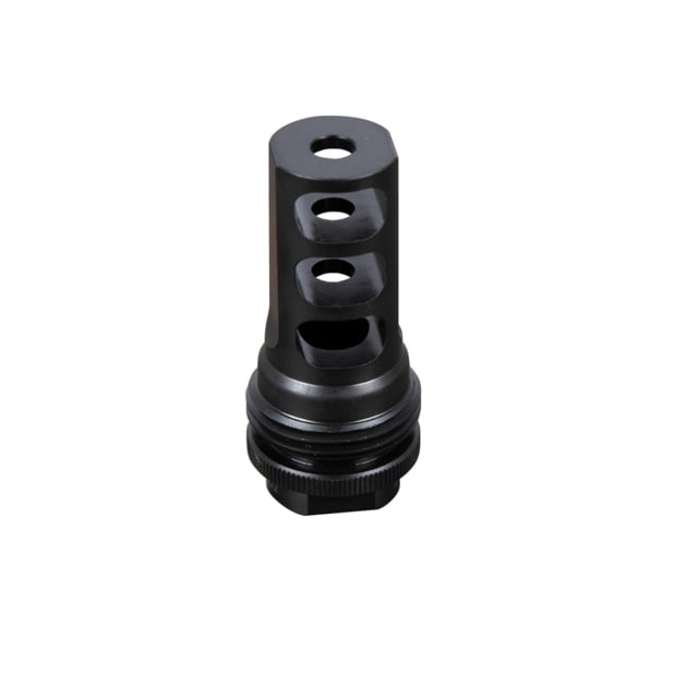 USED SilencerCo Hybrid ASR Muzzle Brake 5/8x32 .458 Caliber Black  EDEMO3 Condition Parts Only/Salvage Defective - Silencerco