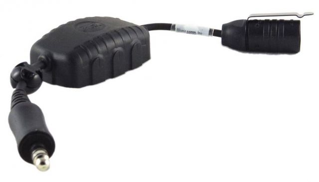 Silynx Helicopter Intercom Cable Adaptor Black - Silynx