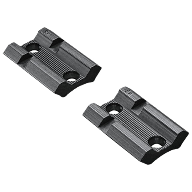 Simmons Savage 110 Matte Black Aluminum Base Pair PDQ Blister - Simmons
