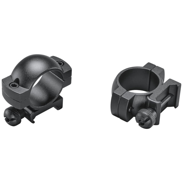Simmons Classic Ring Matte Black 1in Medium Aluminum PDQ Clam - Simmons
