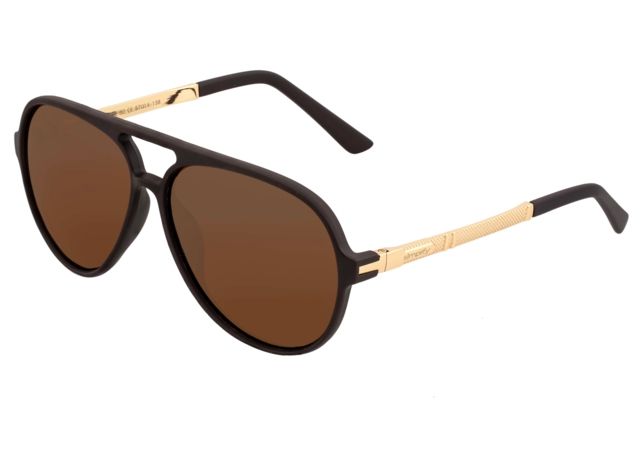 Simplify Spencer Polarized Sunglasses - Unisex Brown/Brown One Size - Simplify