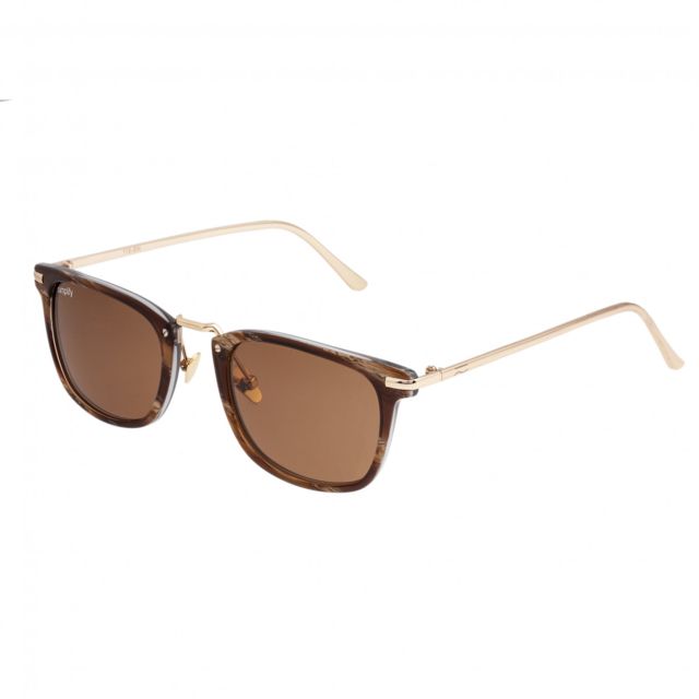 Simplify Theyer Polarized Sunglasses Brown/Brown One Size - Simplify