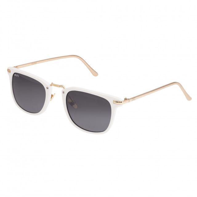 Simplify Theyer Polarized Sunglasses White/Black One Size - Simplify