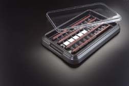 Simport Lid Clr For 10 Slide Staintray