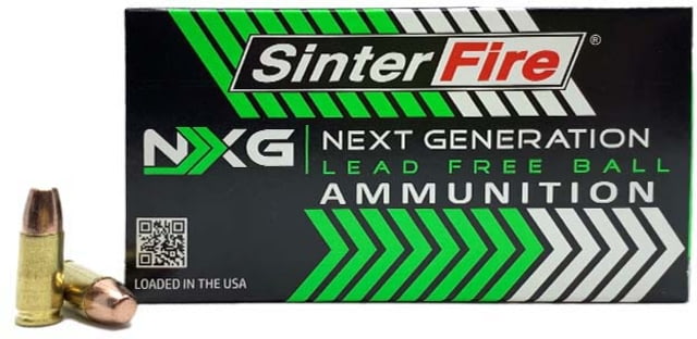 terFire NXG .40 S&W 125grain Lead-Free Ball Brass Cased Pistol 50 Rounds Ammo