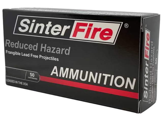 terFire Reduced Hazard .45 ACP 155 Grain Frangible Brass Cased Pistol 50 Rounds Ammo