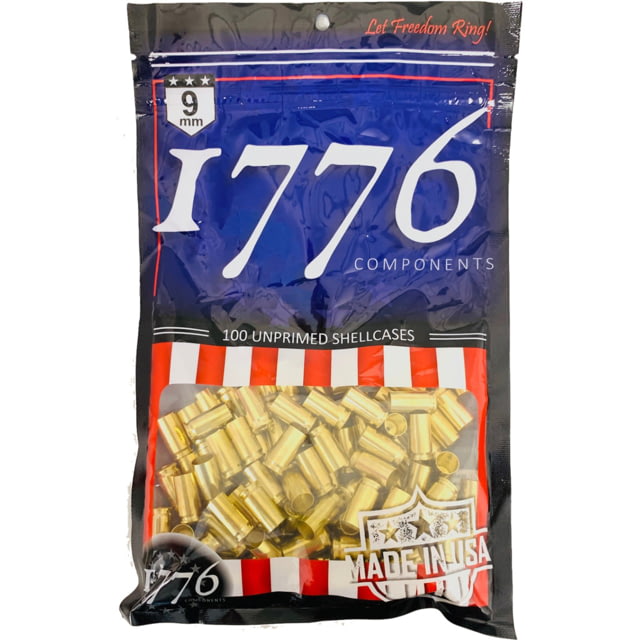 SinterFire 1776 USA Unprimed Brass Starter Kit 380 ACP 40 S&W 10mm 45 ACP 4000 PC Brass - Sinterfire
