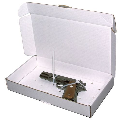 Sirchie - Evidence Boxes 13.08inch X 7.10inch X 2.0inch 200# Printed W/ Gun 25 Ea