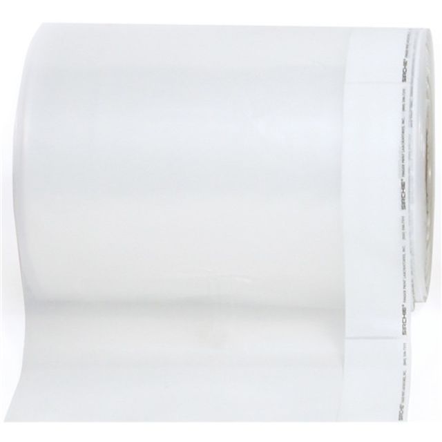 Sirchie - Polyethylene Evidence Tubing 12inch X 4mil X 525' W/ 2inch White Write Stripe - Sirchie