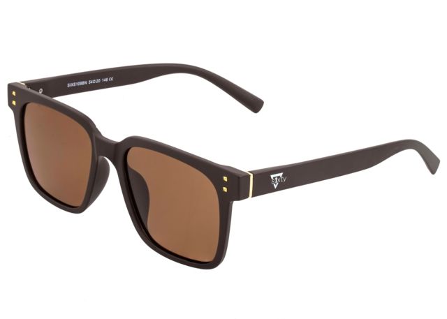 Sixty One Sunglasses Carpi Polarized Sunglasses - Unisex Brown/Brown One Size - Sixty One