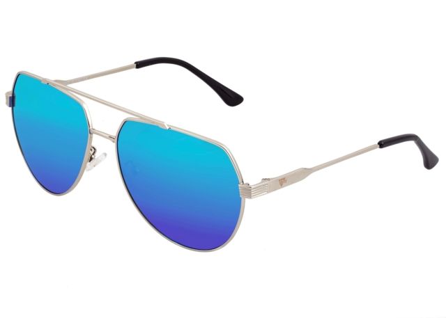 Sixty One Sunglasses Costa Polarized Sunglasses - Unisex Silver/Blue-Green One Size - Sixty One