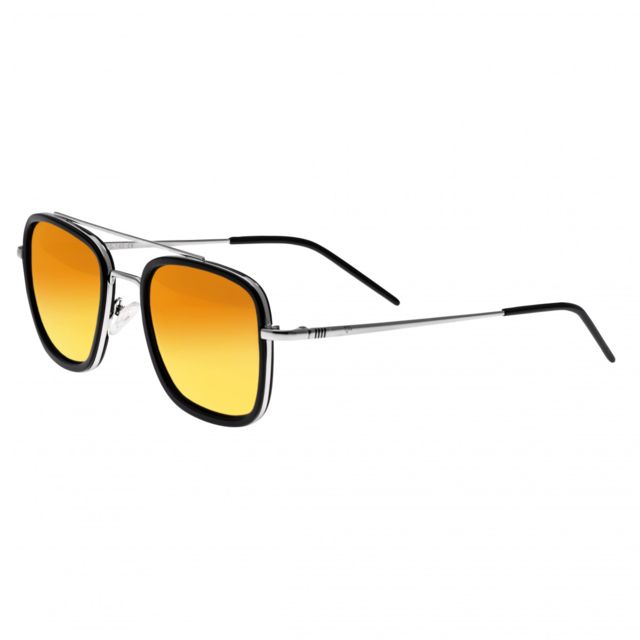 Sixty One Sunglasses Orient Polarized Sunglasses Black/Red-Orange One Size - Sixty One