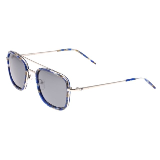 Sixty One Sunglasses Orient Polarized Sunglasses Blue Tortoise/Black One Size - Sixty One