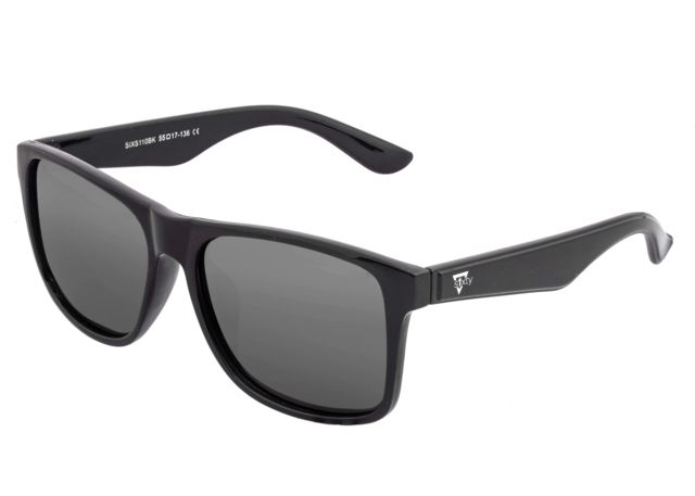 Sixty One Sunglasses Solaro Polarized Sunglasses - Unisex Black/Black One Size - Sixty One