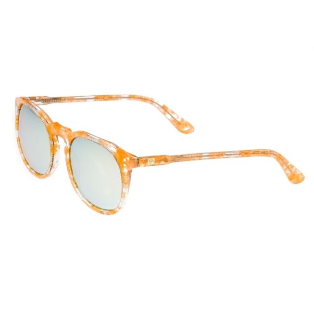 Sixty One Sunglasses Vieques Polarized Sunglasses Peach Tortoise /Gold One Size - Sixty One