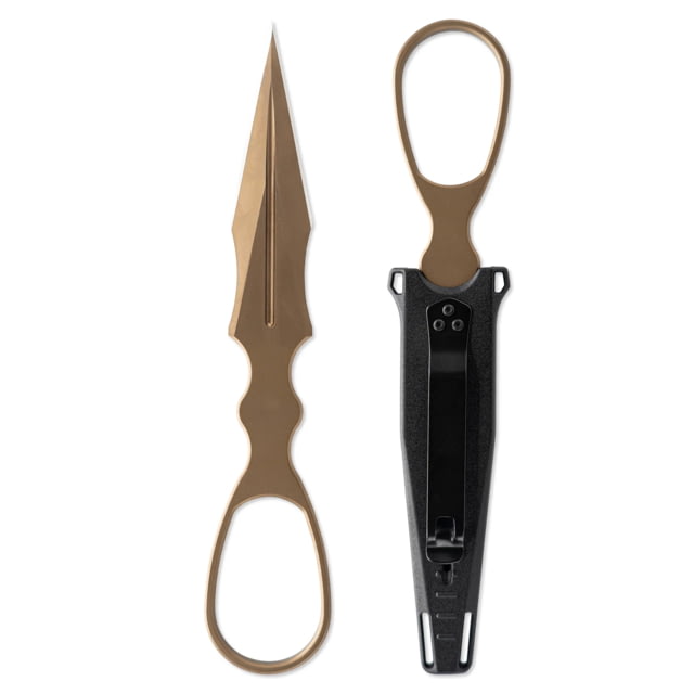 Skallywag Tactical D2 Dagger Fixed Blade Knife 2.5 in D2 Dagger Blade Tan D2 Dagger-Tan - Skallywag Tactical