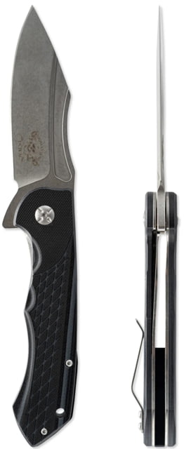 Skallywag Tactical Jolly Roger Folding Knife 4.0 in 420 Stainless Steel Stainless Steel G10 Handle Jolly Roger Folder Jolly Roger - Skallywag Tactical
