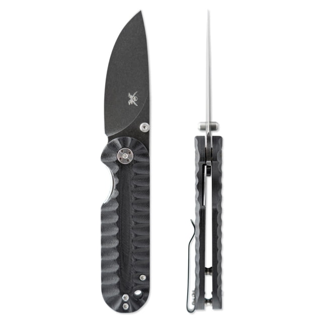 Skallywag Tactical Sea Roach Folding Knife 2.75in D2 Steel G10 Handle Black The Searoach-Black - Skallywag Tactical