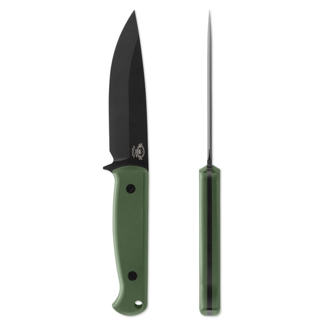 Skallywag Tactical Wanderer Fixed Blade Knife 4.75 in 154CM Straight Back Blade G10 Handle Green - Skallywag Tactical
