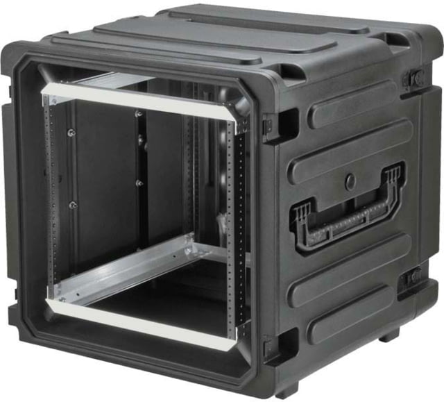 SKB Cases 12U Shock Mount - Rack Wth Wheels And Handle - Skb Cases