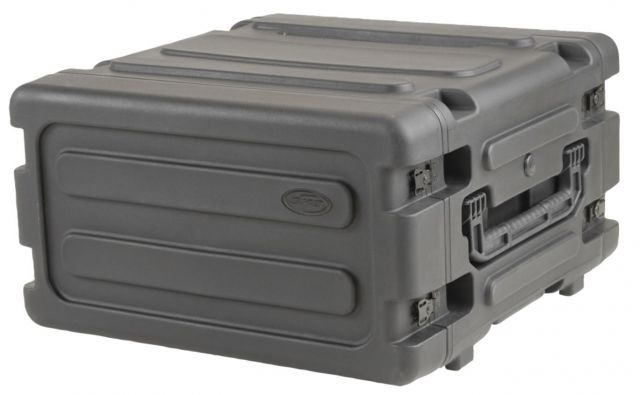 SKB Cases 4U Shock Mount - Rack Wth Wheels And Handle - Skb Cases