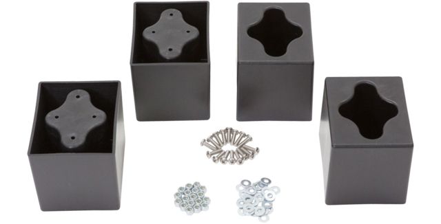 SKB Cases 3R Forklift Riser Kit Set of 4 Black 12in x 10in x 6in