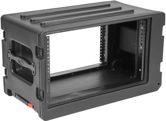 SKB Cases 6U Shallow Roto Rack w/ wheels and handle - Skb Cases