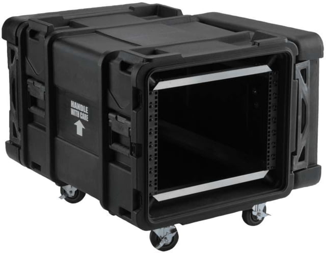 SKB Cases 8U Shock Rack 28in Deepx14in Hgh W/Square Holes/Large Round Rack Mount Holes - Skb Cases
