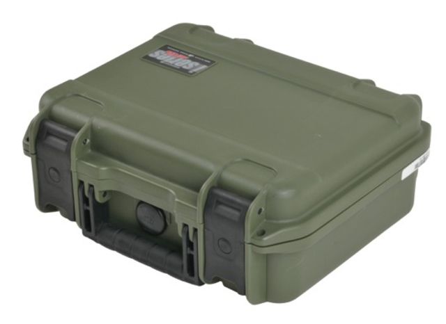 SKB Cases iSeries Mil-Spec Pistol Case Military Green 14 x 12 x 6 1/4