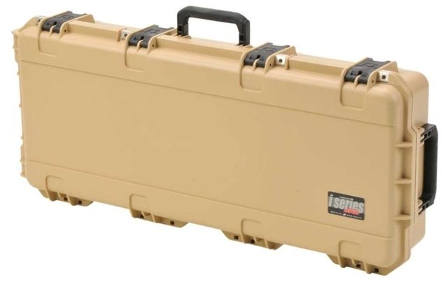 SKB Cases iSeries Parallel Limb Bow Case w/ Foam and Wheels Tan - SKB Cases