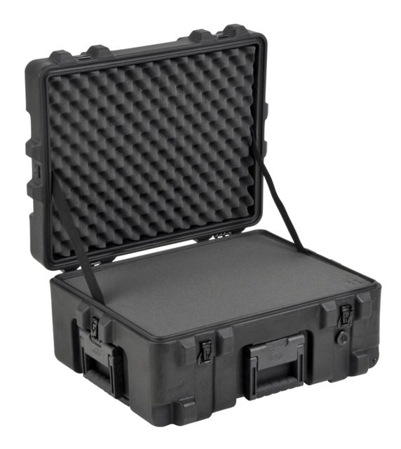 SKB Cases Cases Roto Mil-Std Waterproof Case 10 Deep with pull handle and wheels 22 x 17 x 10 Cubed Foam - Skb Cases
