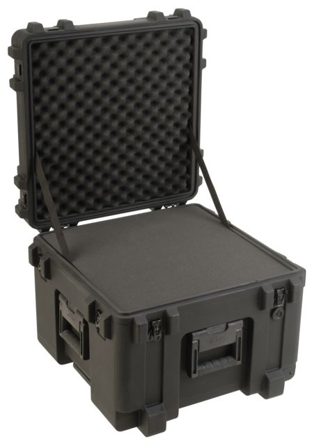 SKB Cases Cases Roto Mil-Std Water Proof Case 14 Deep with pull handle and wheels 24x23.5x17.5 Cubed Foam - Skb Cases