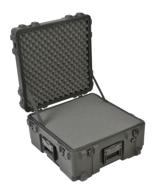 SKB Cases Cases Roto Mil-Std Water-proof Case 12 Deep with pull handle and wheels 22 x 22 x 12 Cubed Foam - Skb Cases