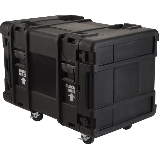 SKB Cases 10U Shockrack 28in Deepx17.5in Hgh W/Square Holes/Large Round Rack Mount Holes - Skb Cases