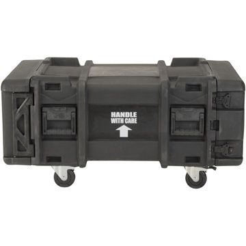SKB Cases 4U Shock Rack 28in Deepx14in Hgh W/Square Holes/Large Round Rack Mount Holes - Skb Cases