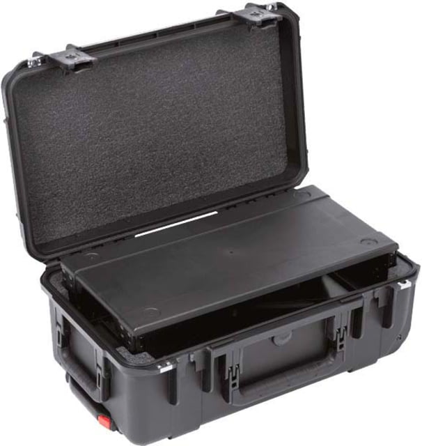 SKB Cases Seres Case W/Removeable 2U Injecton Molded 9in Deep Rack Cage Carry-On Sze Tsa Latches Wheels - Skb Cases