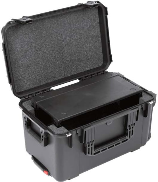 SKB Cases Seres Case W/Removeable 4U Injecton Molded 9in Deep Rack Cage Tsa Latches Wheels