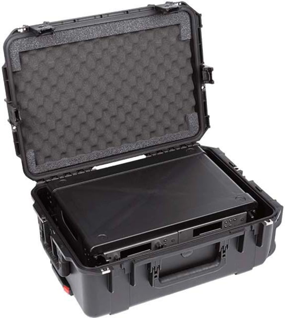 SKB Cases Seres Case Wth Removeable 2U Injecton Molded 13in Deep Rack Cage Tsa Latches Wheels - SKB Cases