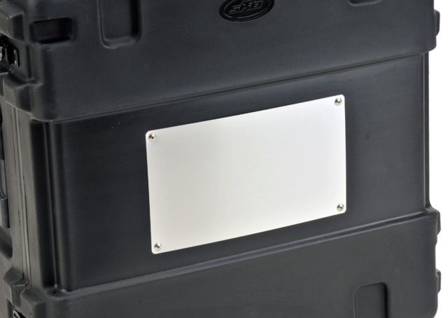 SKB Cases Shipping Label Plate Black