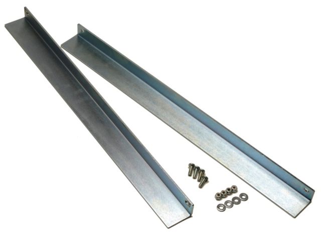 SKB Cases Support rails - steel zinc plated - Fits only on 20 Shock racks (19.5x2x1-1/4)