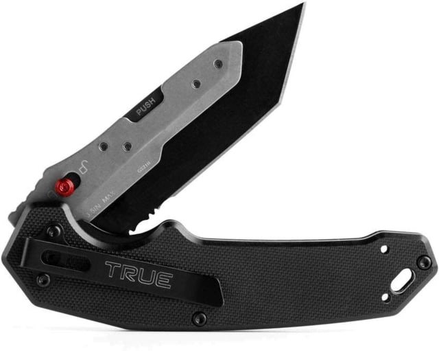 True Replaceable Blades Fast Flip Knife Black - True