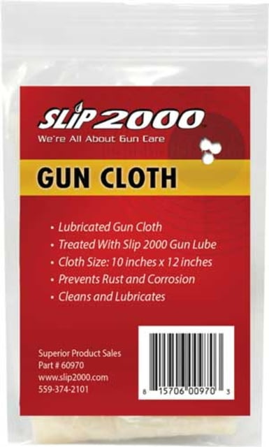 Slip 2000 Gun Cleaning Cloth 10''x12'' - Slip 2000