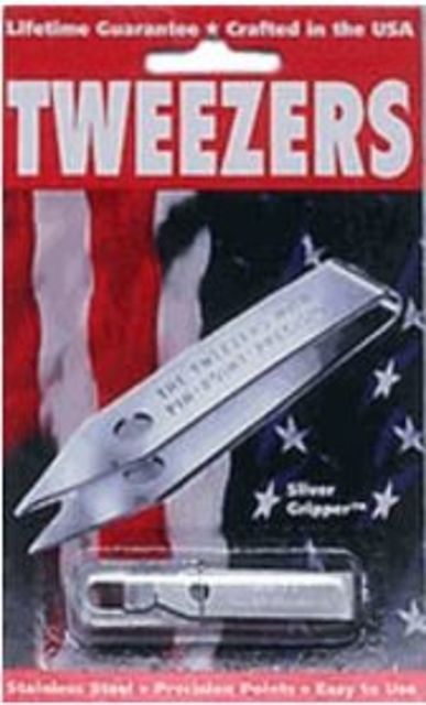 Sliver Gripper Precision Tweezers w/ Keychain Clip Holder SGR601 - Sliver Gripper