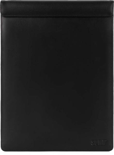 SLNT Faraday Phone Sleeve Black Leather Extra Large - Slnt