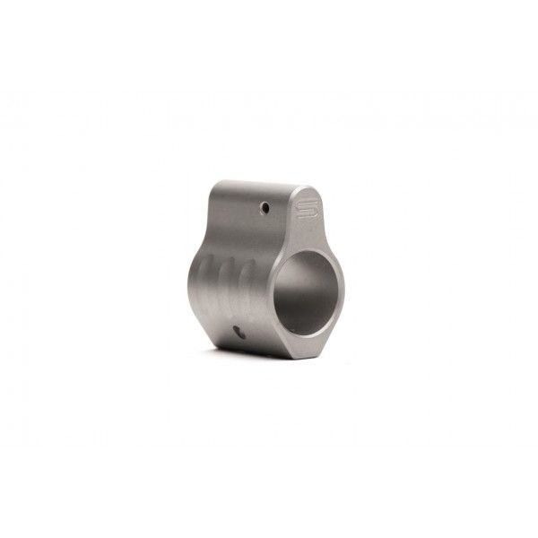 SLR GB6 .625 Non-Adjustable Micro Low Profile Gas Block w/.400 in. Set Screw Spacing Titanium - Slr